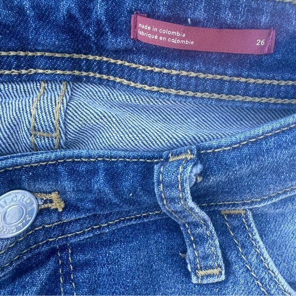 PILCRO & THE LETTERPRESS ANTHRO Distressed Skinny Jean size 26 - Picture 2 of 8